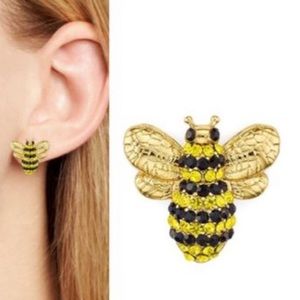 Kate Spade bumble bee earrings NWT